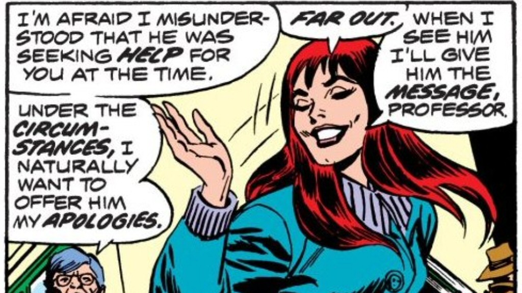 The original MJ was compassionate, fun-loving, glamorous, and obviously a 30-something hippie baby boomer. Sony's Marvel's Spider-Man is not the first time she's gotten a personality transplant over the years.