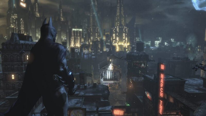 The world of Arkham City FEELS big, but unlike Arkham Origins and Arkham Knight, it doesn't feel like the points of interest have been diluted for the sake of ramping up the number of square meters of gamespace. The world of Arkham City FEELS big, but unlike Arkham Origins and Arkham Knight, it doesn't feel like the points of interest have been diluted for the sake of ramping up the number of square meters of gamespace.