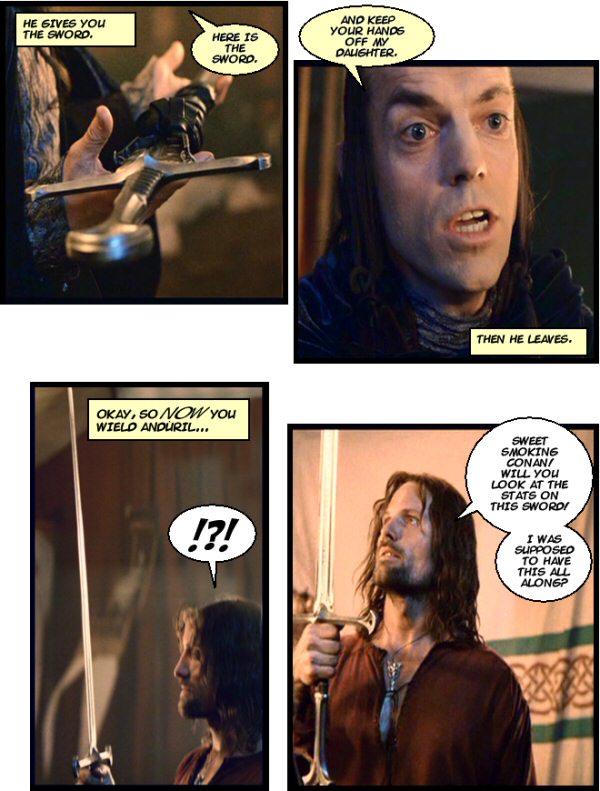 Elrond drops by.