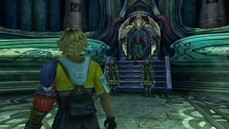 I never realized it before, but in this one particular room Seymour's outfit is perfectly colored to act as camouflage. I never realized it before, but in this one particular room Seymour's outfit is perfectly colored to act as camouflage.