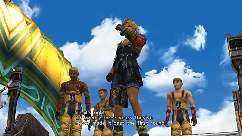 The Aurochs have been losing for twenty-three years straight. That's also Wakka's age.