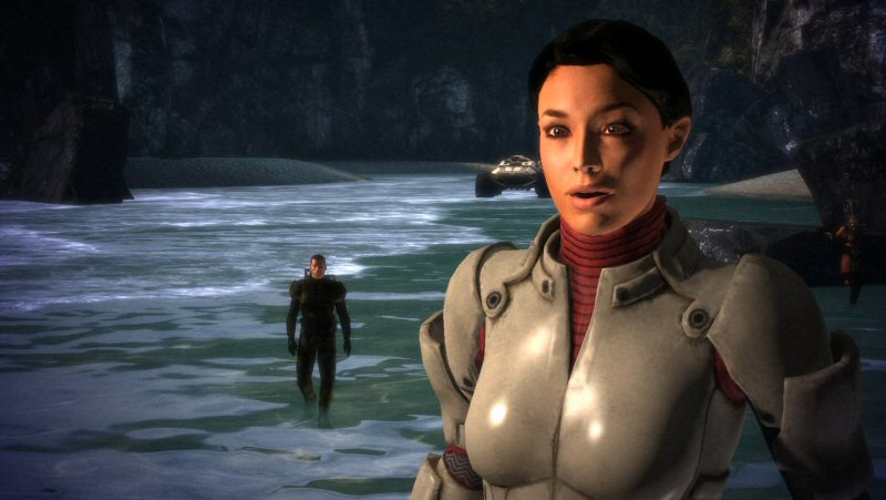 Ash is okay with aliens, but it turns out she's REALLY prejudiced against Makos. Ash is okay with aliens, but it turns out she's REALLY prejudiced against Makos.