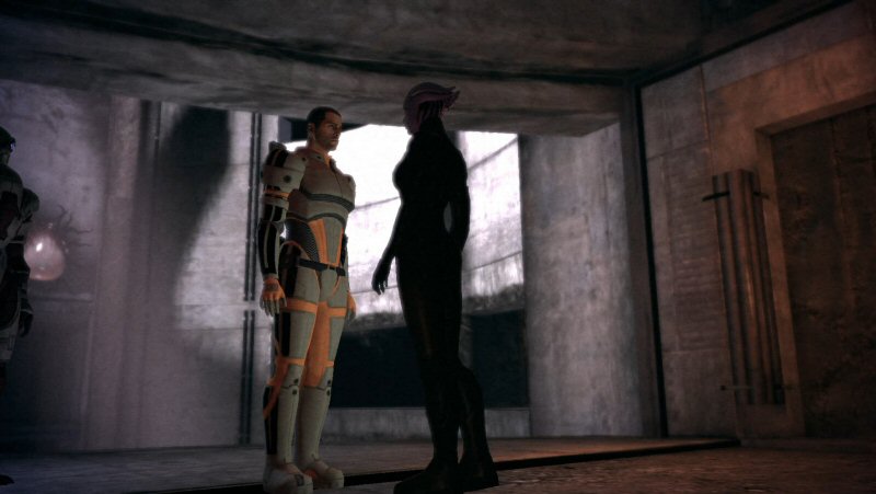 Brace yourself Shepard. This is going to be like a Vulcan mind-meld, except with a hot chick instead of Leonard Nimoy. Brace yourself Shepard. This is going to be like a Vulcan mind-meld, except with a hot chick instead of Leonard Nimoy.