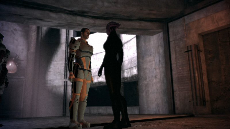 Brace yourself Shepard. This is going to be like a Vulcan mind-meld, except with a hot chick instead of Leonard Nimoy.