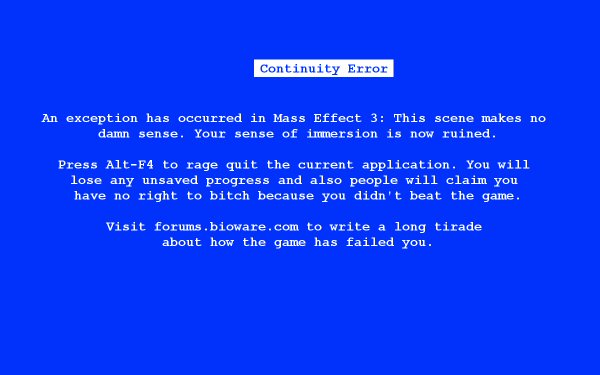 Blue Screen of AWESOME BUTTON!