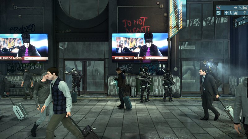 This shot is from the walking intro cutscene following the tutorial mission.