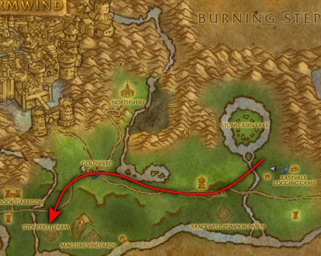 Technically I could ride the griffin from the logging camp to Stormwind and then walk the rest of the way. In fact, maybe I DID when I wrote this. But riding on griffins is a little too awesome for sad-sack Norman.